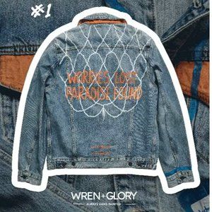 Wren + Glory x Lucky Brand One-of-a-Kind Coachella Denim Jacket!